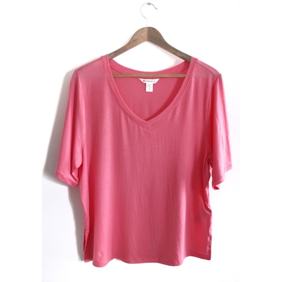 Athleta Nighttime Bliss Sleep Tee Pink Medium - Picture 2 of 10